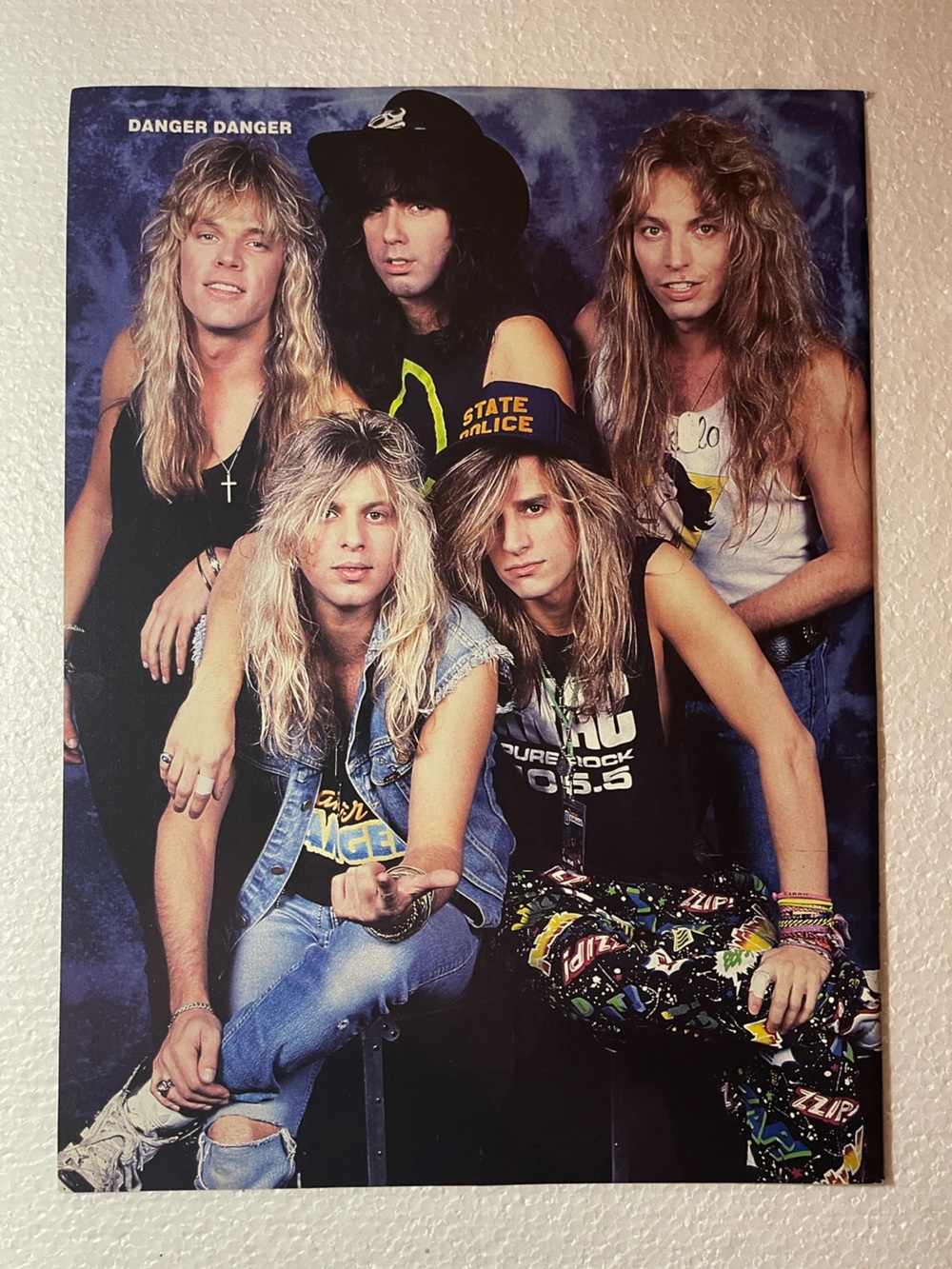 Danger Danger Band Pinup - Color Photo